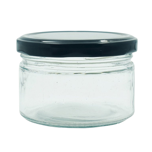 Salsa Glass Jar - Color: Transparent