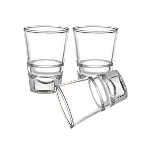 100 Ml Shot Glass Set - Color: Transparent