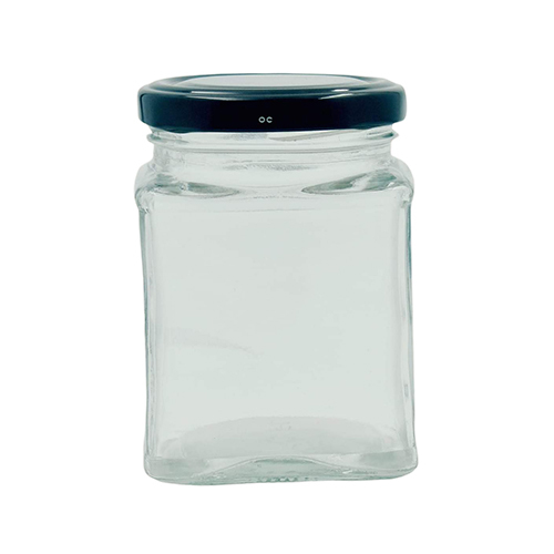 Square Glass Jar - Color: Transparent