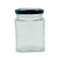 Square Glass Jar - Toughened Glass, Various Sizes Available, Transparent Color, Laminated Technique, Solid Structure, Plain Pattern