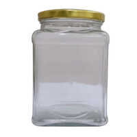 Square Glass Jar