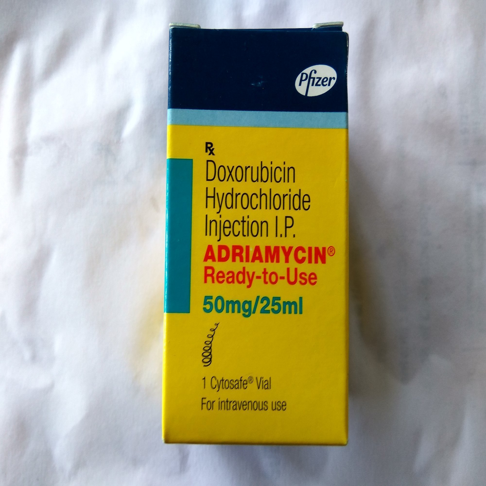 Adriamycin Doxorubicin Hydrochloride 50mg Injection - Origin: India