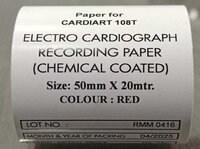 Ecg Paper Roll 50mmx20mtr - Color: Red