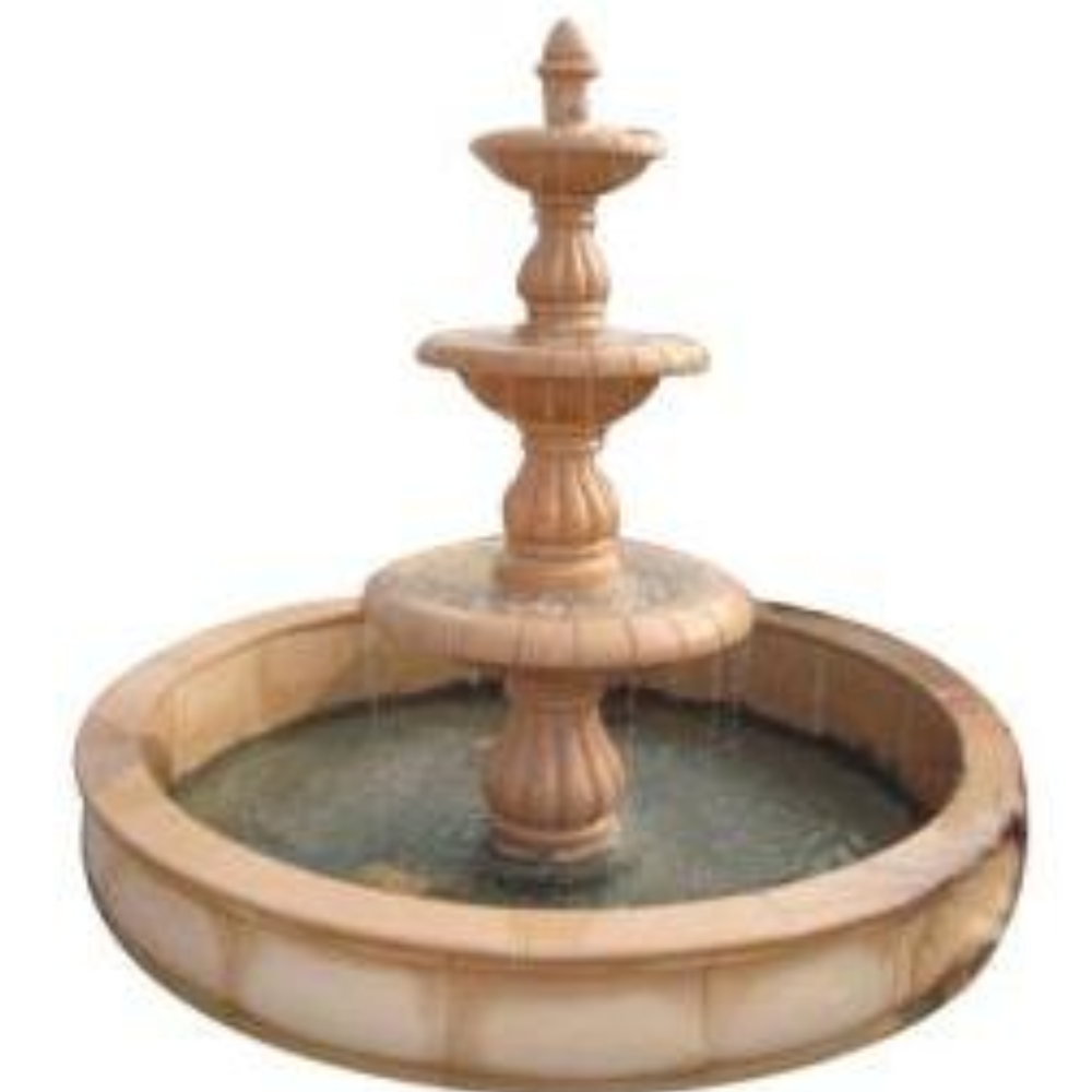 Red Stone Water Fountain