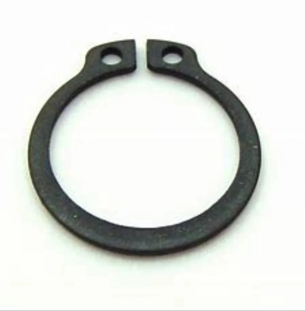 Carbon Steel External Circlip - Color: Grey