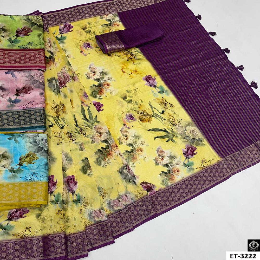 Floral Printed Saree