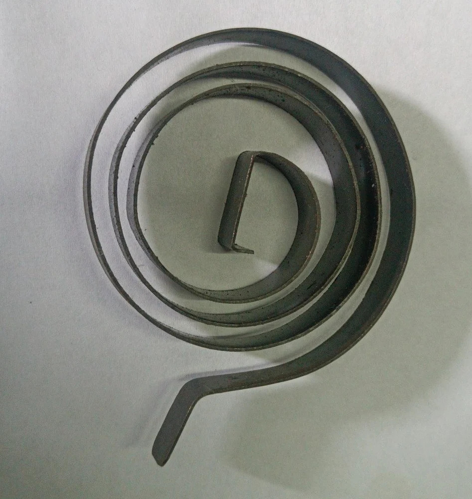 5mm Flat Spiral Spring - Color: Black