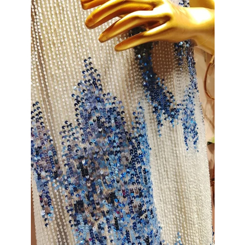 Designer Hand Embroidery Fabric