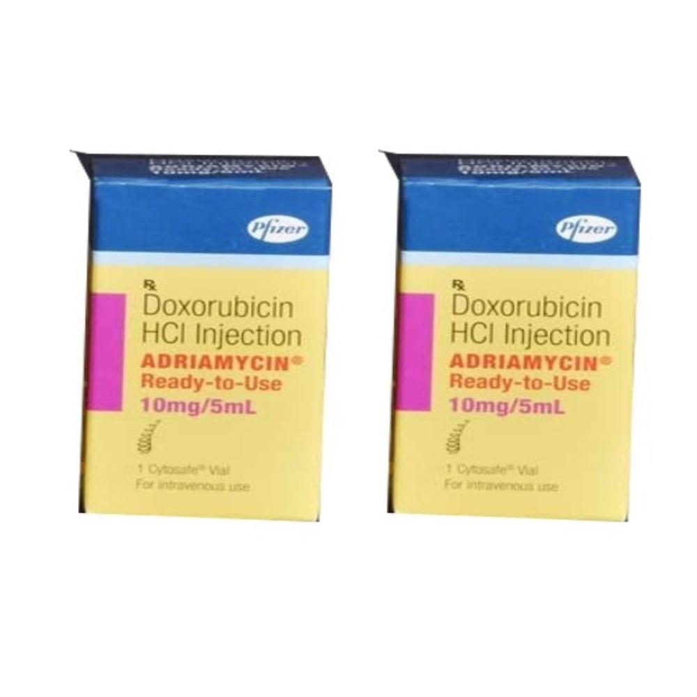 Adriamycin Doxorubicin Hydrochloride 10 Mg Injection - Origin: India
