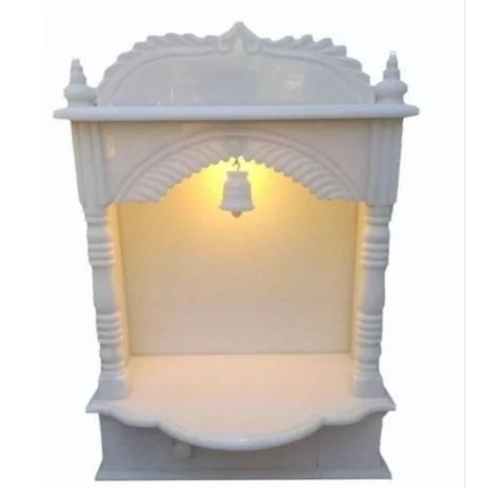 Carved Makrana marble Mandir