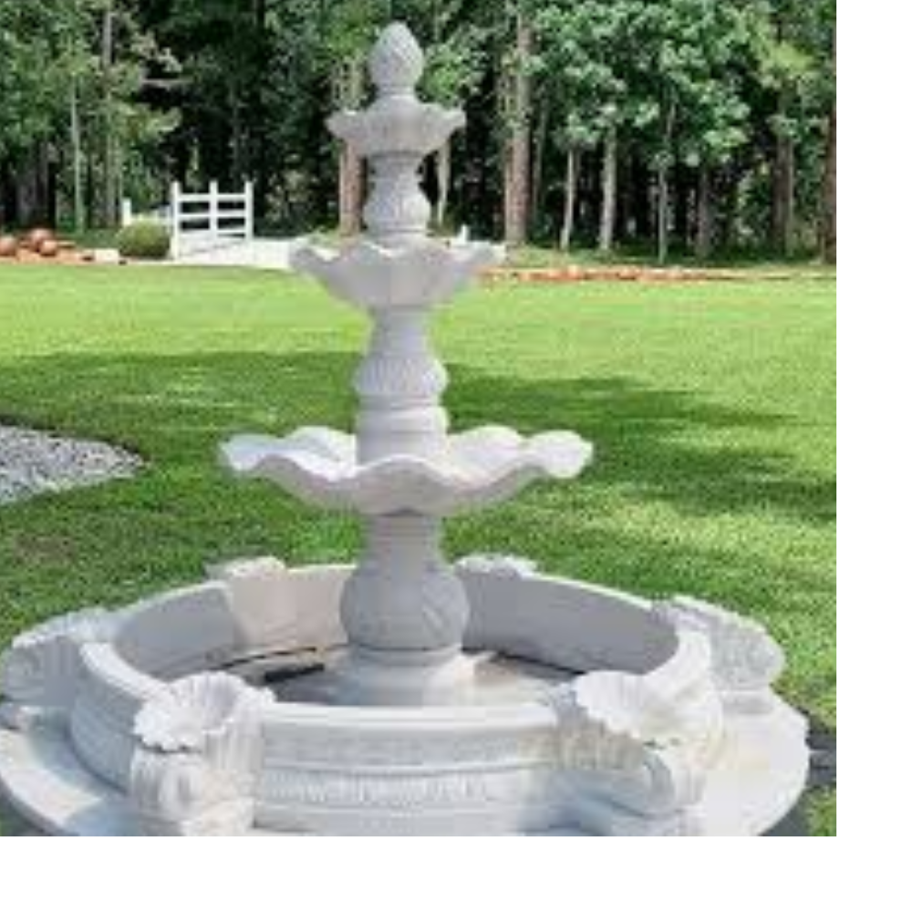 Marble 3 tier water fountain