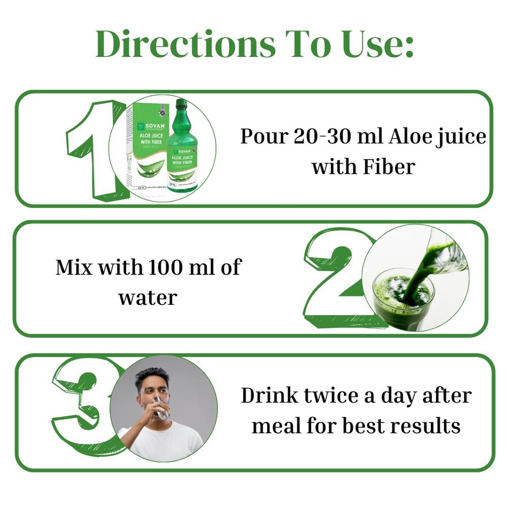 Aloe Juice with Fiber 500ml Ayurvedic Tonic