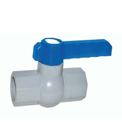 RPVC Solid Ball Valve Plain Long Handle(Gray)