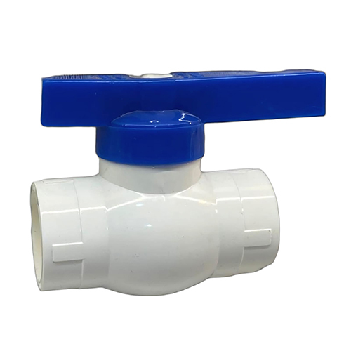 Premium UPVC Solid Ball Valve Plain Long Handle