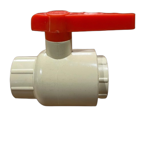 CPVC Two Pc Ball Valve Plain Long Handle