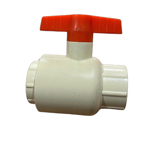 CPVC Two Pc Ball Valve Plain Short Handle