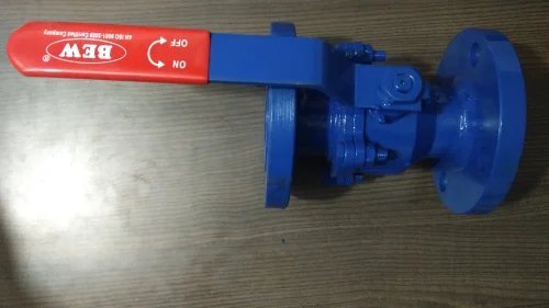 CI 2 Piece Design Floating Ball Valve Flanged