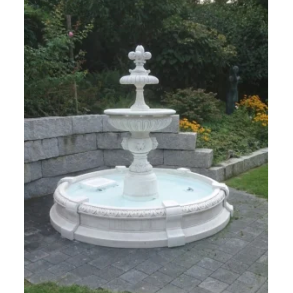 Stylish Outdoor Marble Fountain
