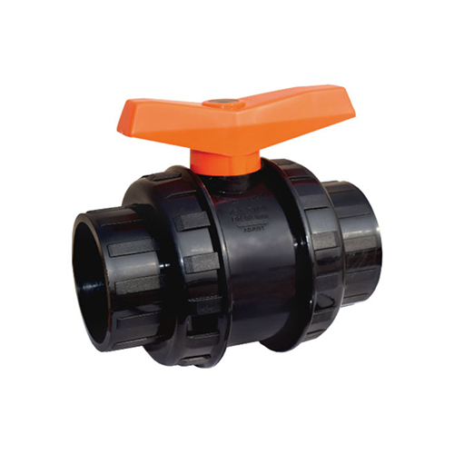 PP Union Ball Valve (Black)