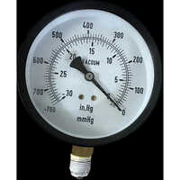 Commercial Vaccum Gauge - Color: Black And White