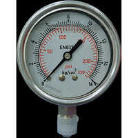 Ss Brass Pressure Gauge - Color: Silver