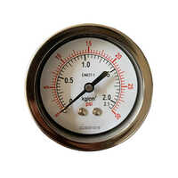 GF SS BRASS PRESSURE GAUGE