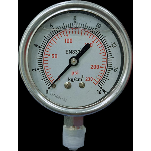 Economical Pressure Gauge - Color: Silver