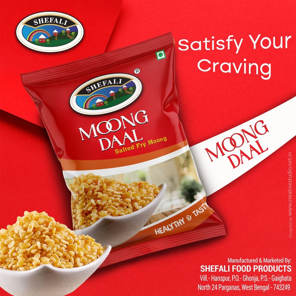 5/- Rs Moog Dal Namkeen - Carbohydrate: 56 G Per 100 G Grams (G)