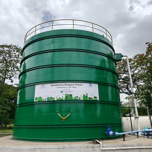 Industrial Biogas Plants Feed Capacity 1000 Kg to 10000 Kg