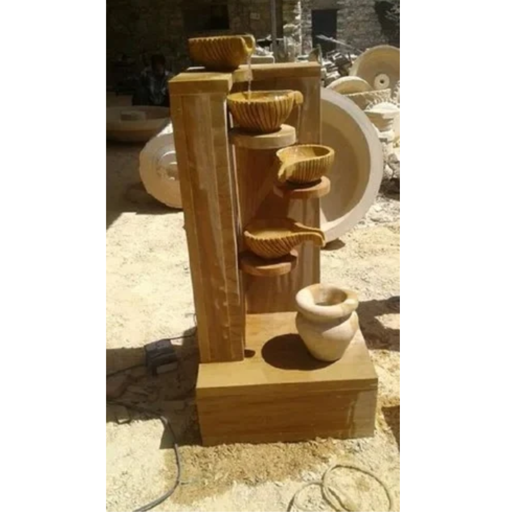 Sandstone Premium Shaped Water Fountain