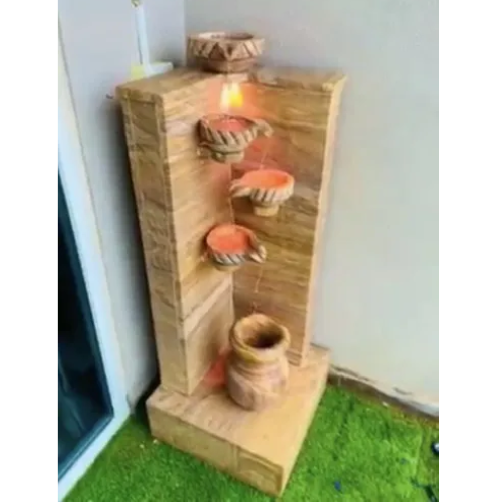 Sandstone Premium Shaped Water Fountain