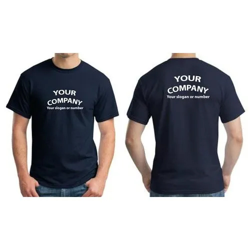 Customized Mens Round Neck T-Shirt - Color: Multiple