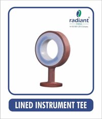 Ptfe Lined Instrument Tee - Color: As Per Requirements