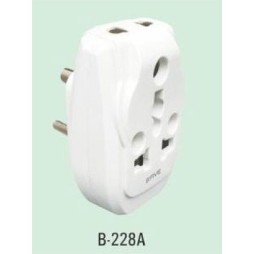 Multi Plug | Light To Power Multi Plug - B228a - Color: White