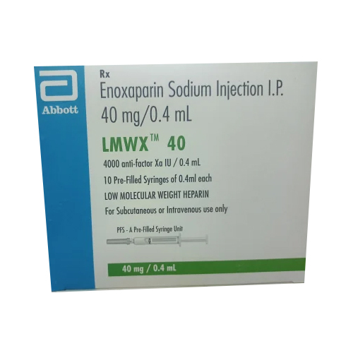 40mg Enoxaparin Sodium Injection IP