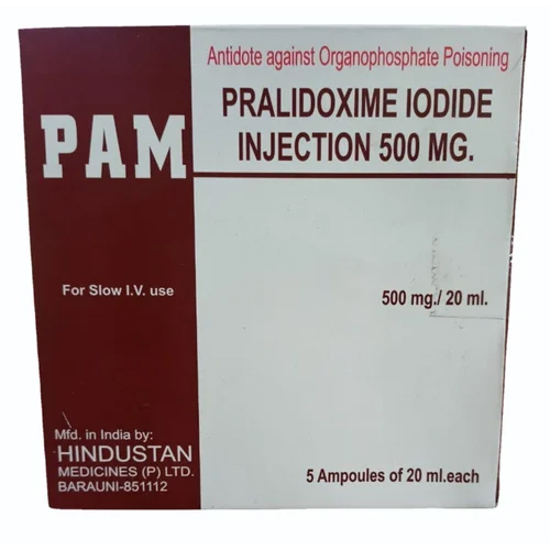 500Mg Pralidoxime Iodide Injection - Storage Instructions: Dry Place