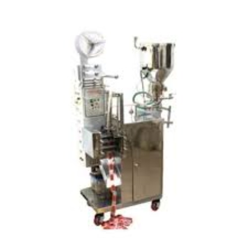 Automatic Chutney Packaging Machine - Stainless Steel, 400kg Weight | 1-2 Hp Power, Human Machine Interface Control, Automatic Grade Efficiency, Warranty Included