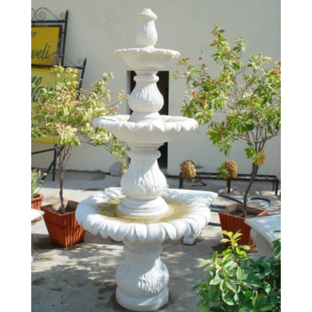 White Marble Decorative Waterbody