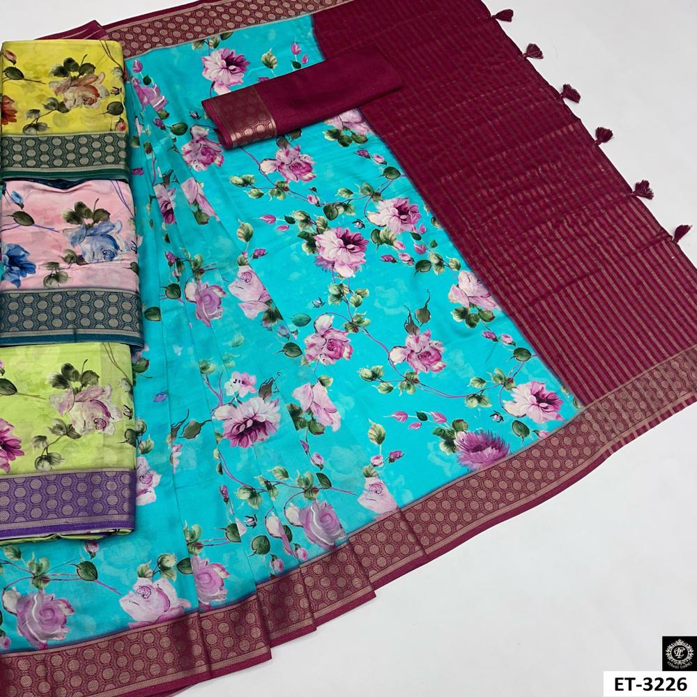 Ethnic Printed Saree
