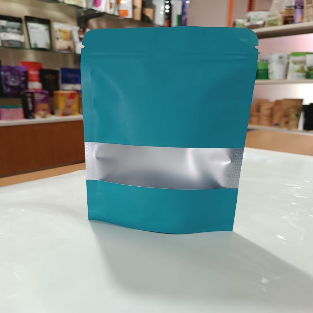 Standup Zip Up Pouch - Color: White