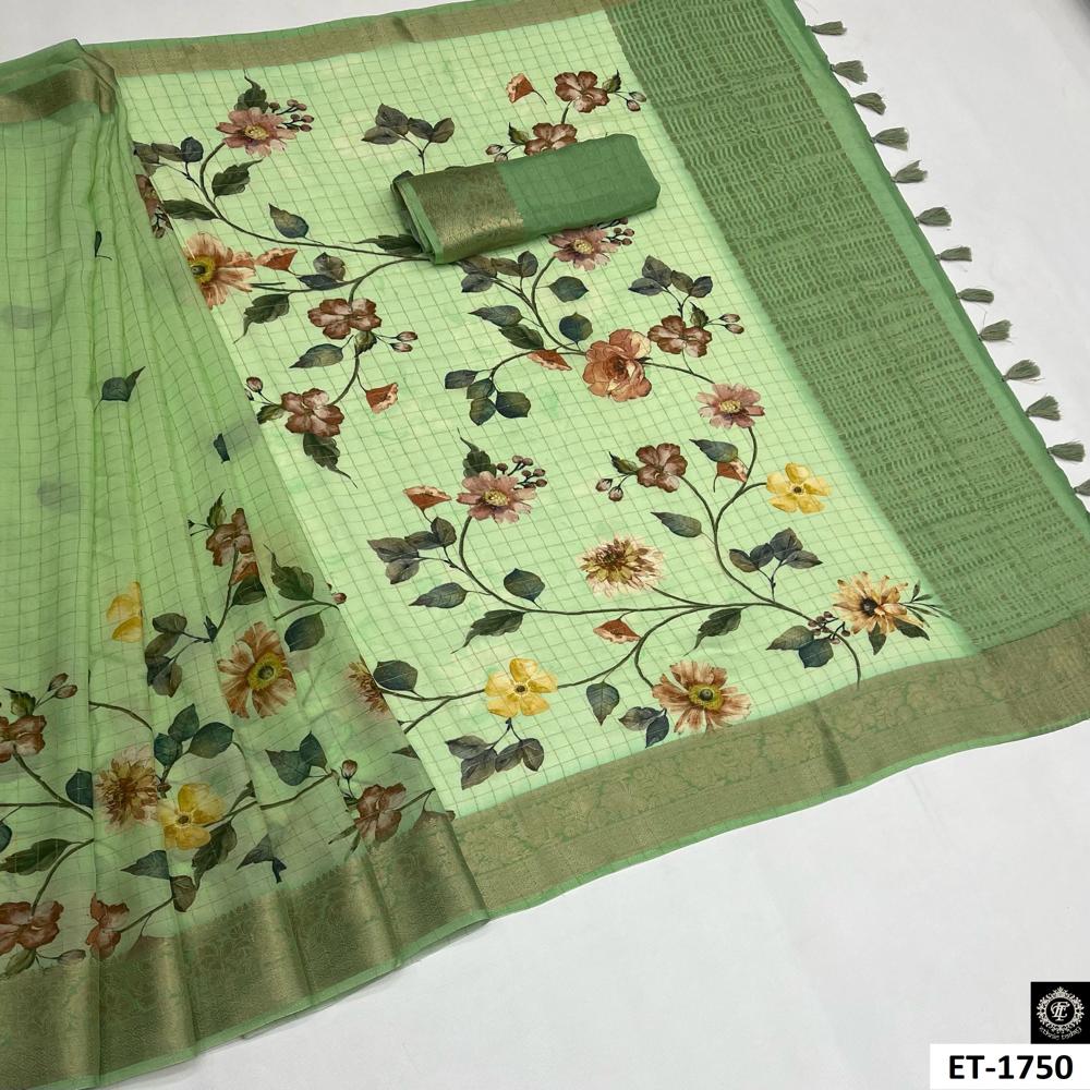 Digital Printed Saree