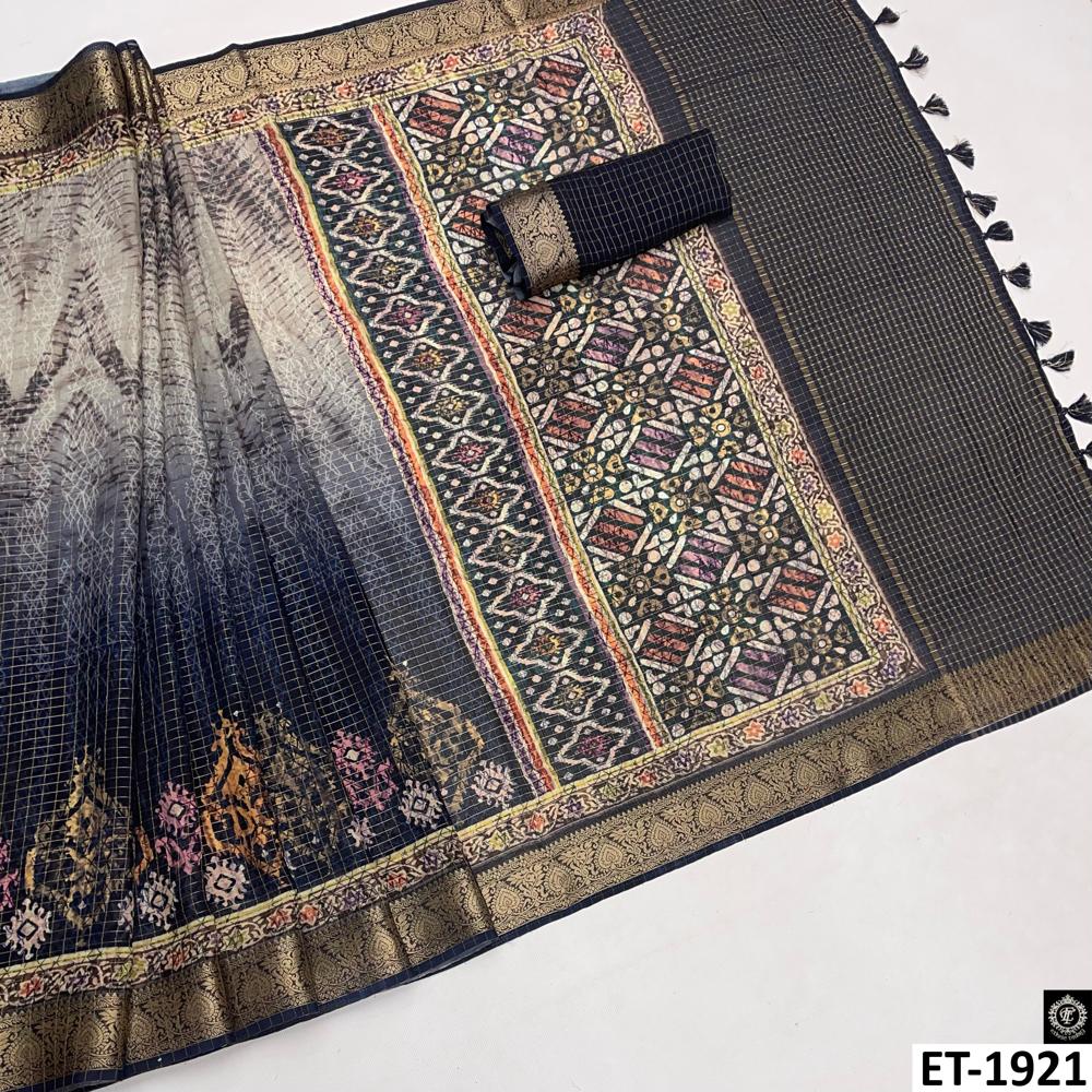 Geometric Printed Saree 