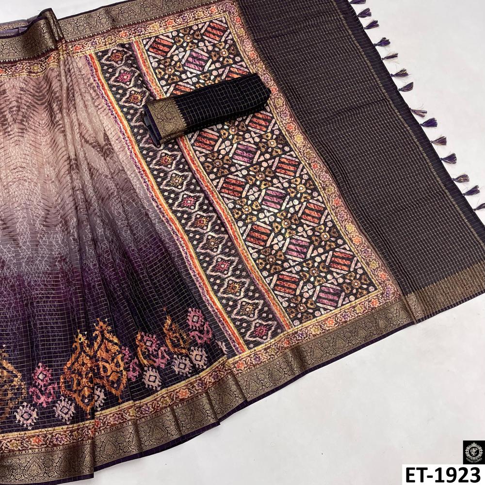 Traditional motifs Saree