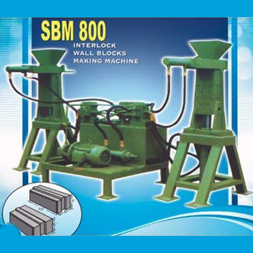 Interlocking Brick Making Machine - Capacity: 500-1000 Pcs/Hr
