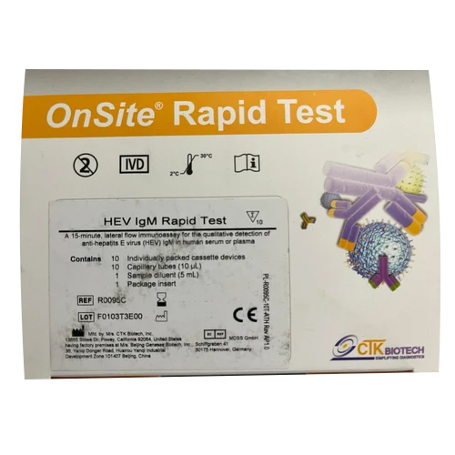 Ctk Onsite Hev Igm Rapid Test Kit - Material: Plastic