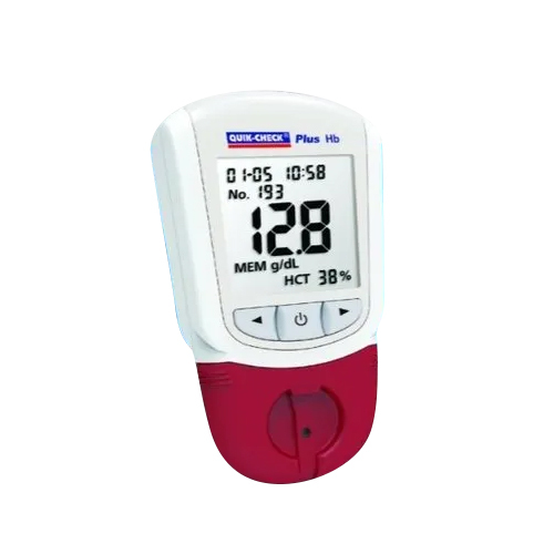 Acon Quick-Check Plus Hemoglobin Hb Test Meter - Accuracy: 99 %