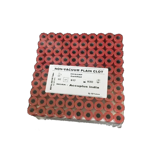 Accuplus Clot Activator Blood Collection Tube - Feature: Disposable