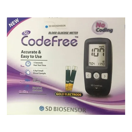 Sd Codefree Blood Glucose Meter - Color: Black