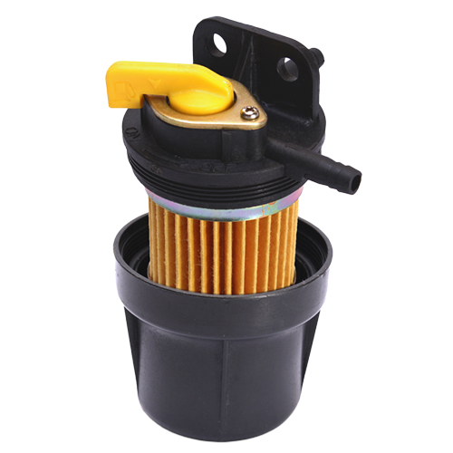 Fuel Filter Assembly For Diesel Engine - Color: Black