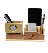 Wooden Desktop Articles - Color: Brown